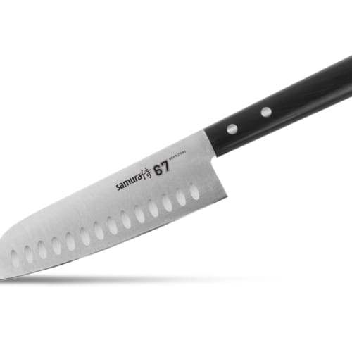 Santoku 175mm, Samura 67, [SS67_0095], kokkekniv samura, kokkekniver, kjøkkenkniver, kjøp kjøkkenkniv samura, universalkniv, japanske kniver