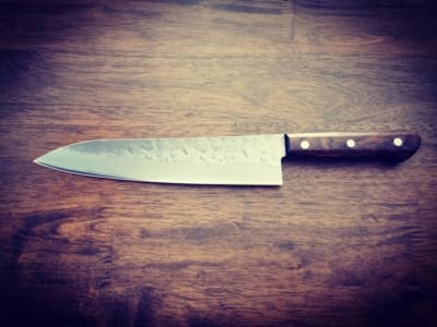 Kokkekniv 210mm, Sakon Ginga, Hokiyama, Hokiyama Sakon Ginga Gyuto 210mm, kjøp japansk kokkekniv, kjøp kjøkkekniv