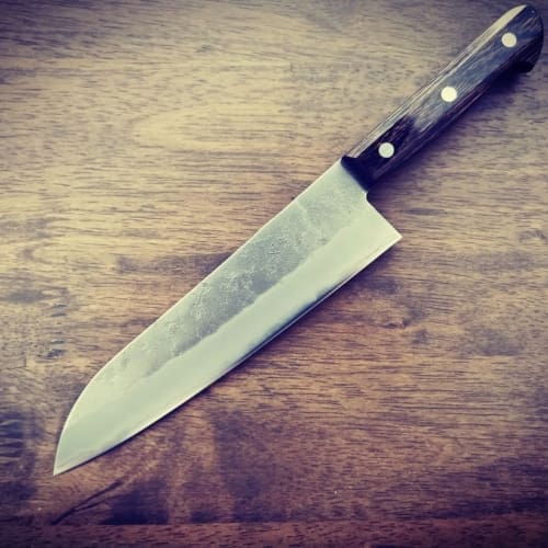 Santoku 180mm, Sakon Ginga, Hokiyama, kjøp japansk kokkekniv, kjøp japansk kjøkkenkniv, Hokiyama Sakon Ginga Santoku 180mm
